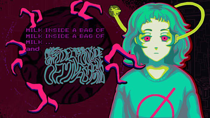 一袋子牛奶外面的一袋子牛奶 Milk outside a bag of milk outside a bag of milk_0