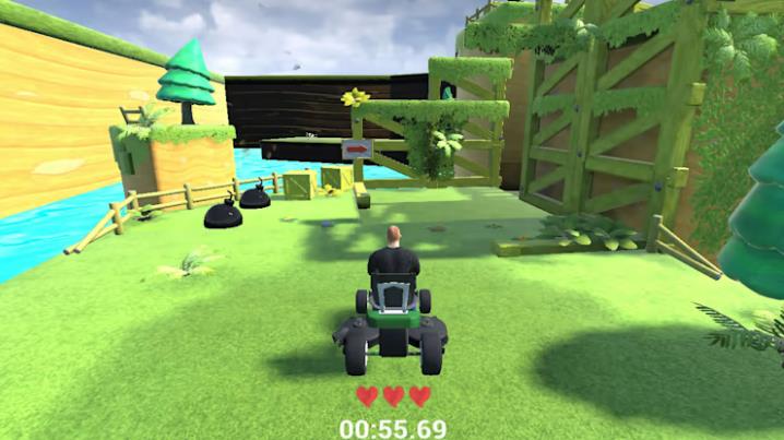 割草机游戏:赛车 Lawnmower game: Mortal Race_1