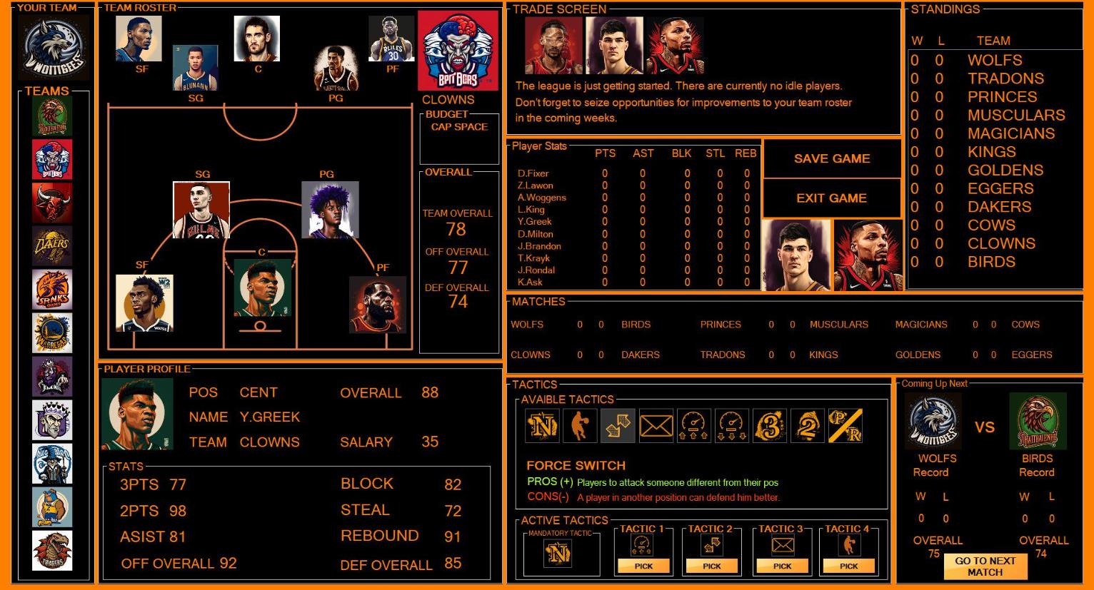 NFBL梦幻篮球联盟（NFBL-NATIONAL FANTASY BASKETBALL LEAGUE）_1