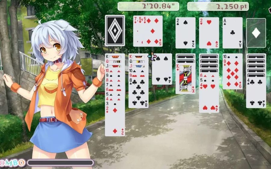 美女克朗代克纸牌 Pretty Girls Klondike Solitaire_0