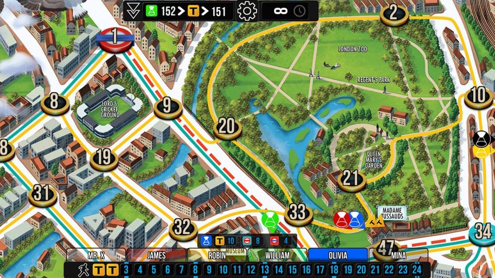苏格兰场 – 狩猎先生 X(Scotland Yard – Hunting Mister X)_1