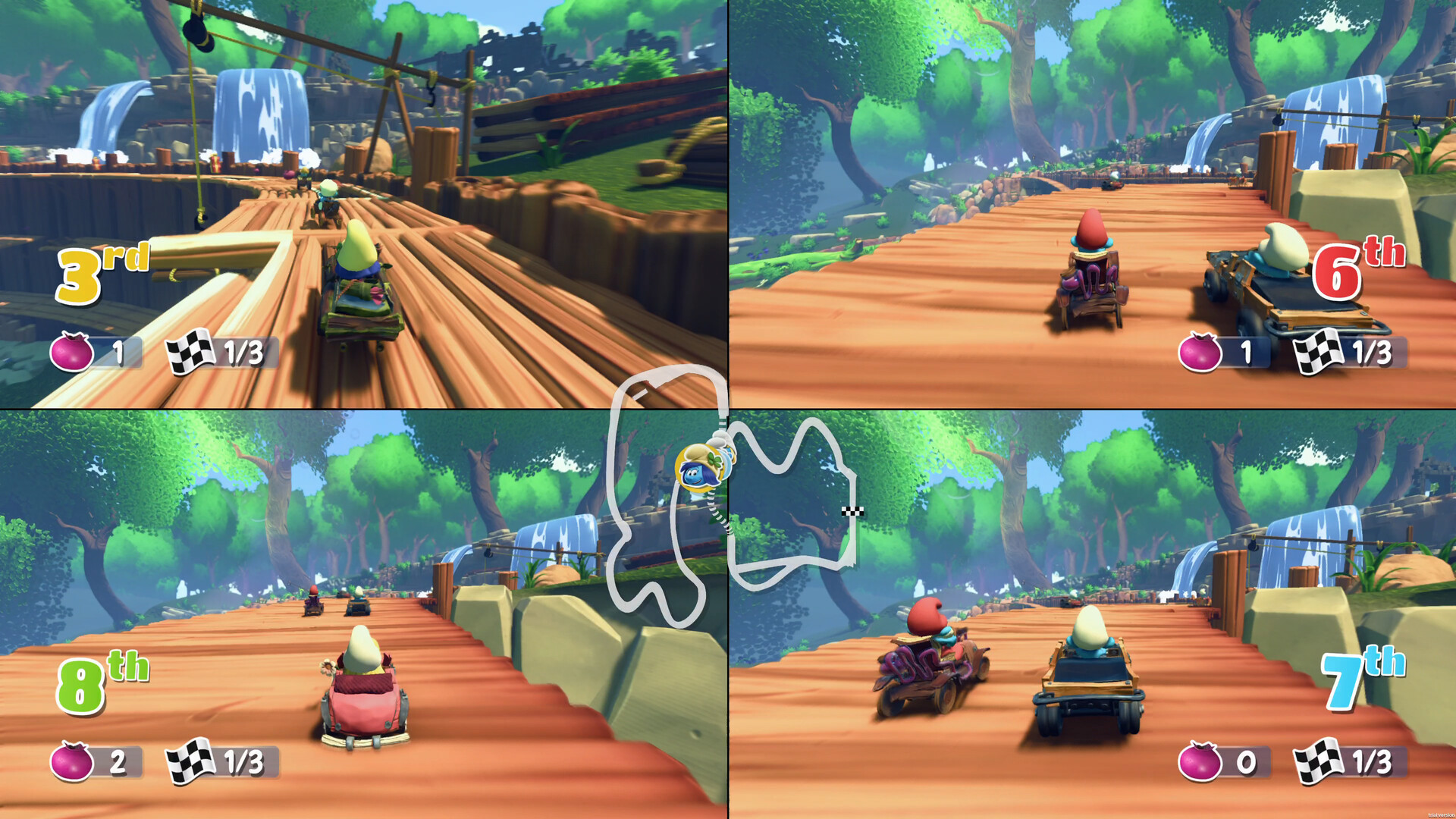 蓝精灵卡丁车/Smurfs Kart_1
