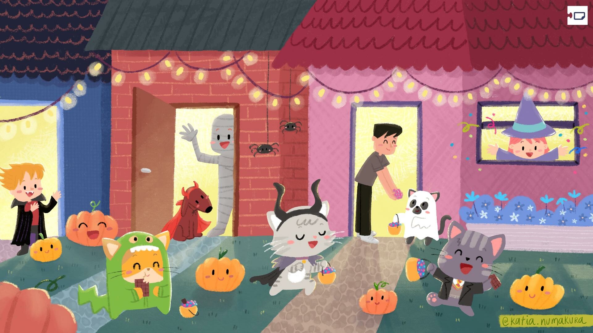 好友在万圣节/Buddy and Friends on Halloween_0