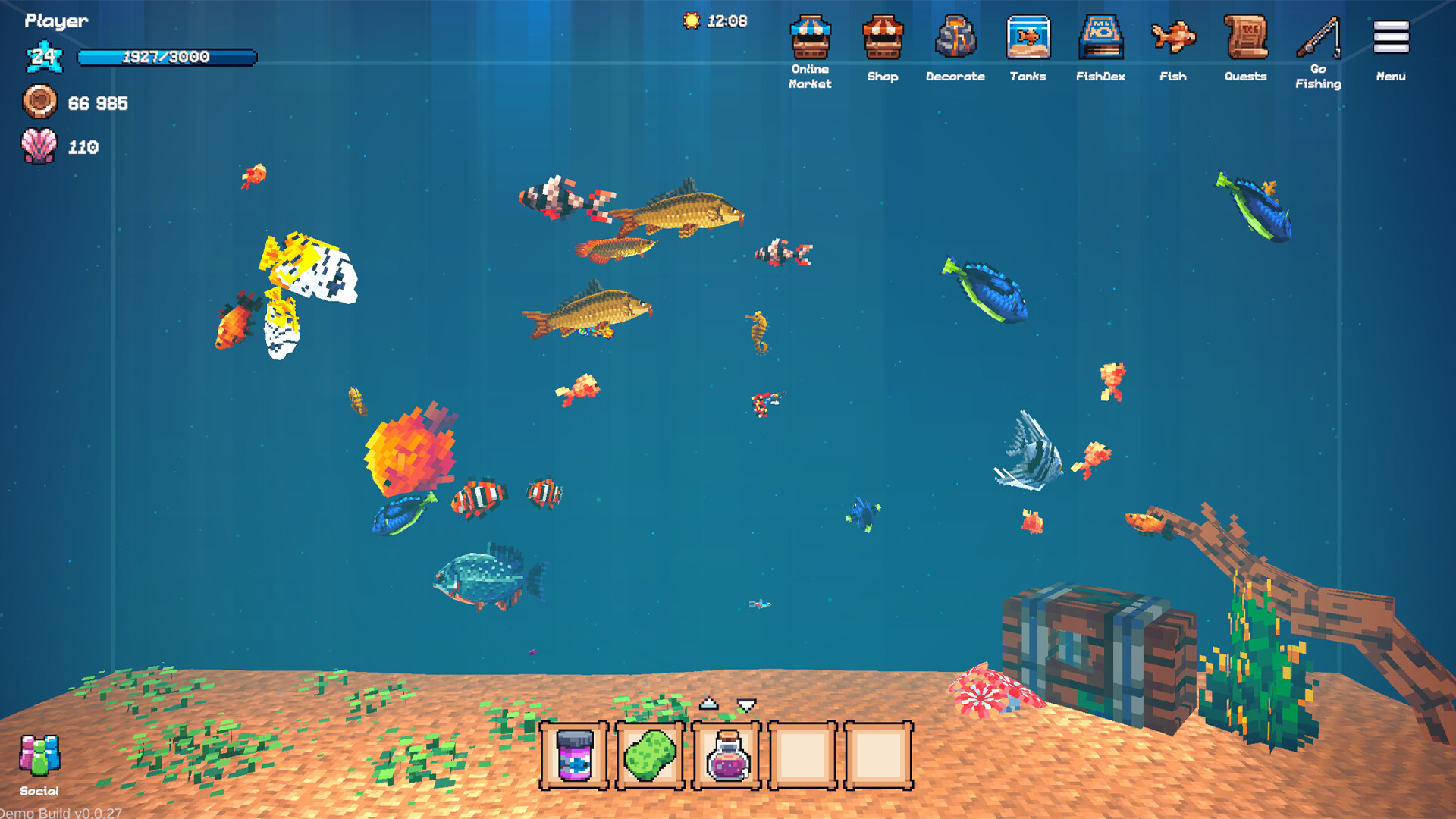 全球鱼友俱乐部：放置好时光/Tiny Aquarium: Social Fishkeeping_1