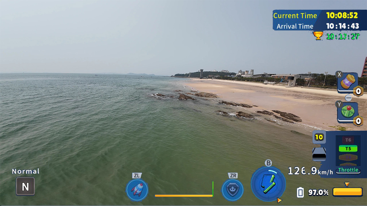 韩国无人机飞行游览大川海水浴场 Korean Drone Flying_0