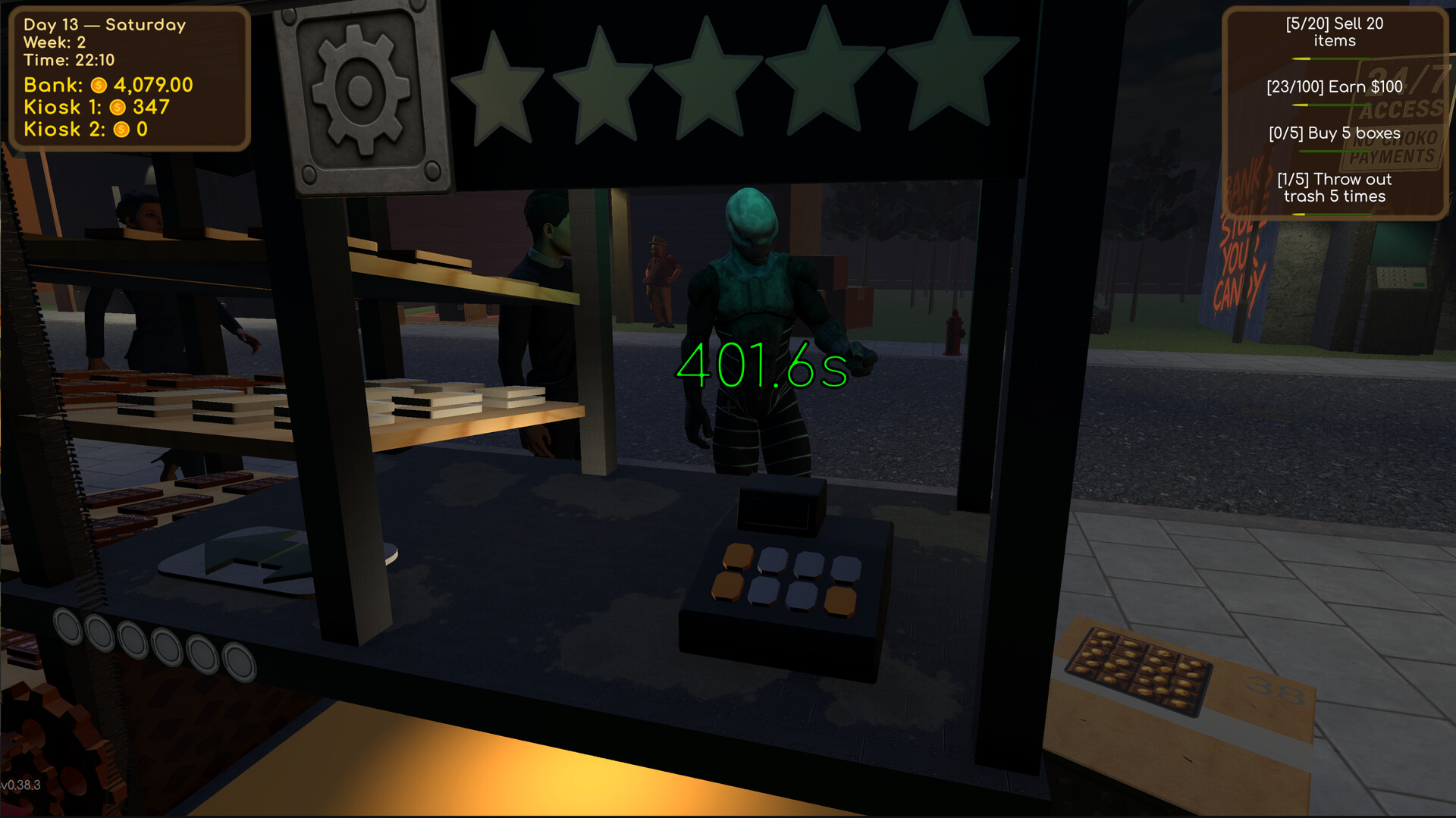 巧克力摊位模拟器/Choco Kiosk Simulator_0