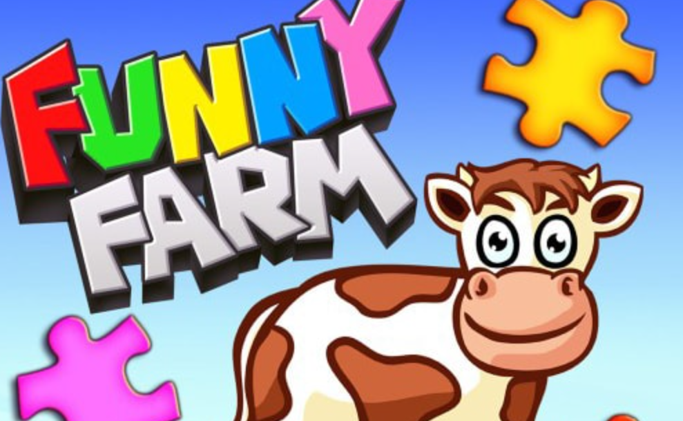 儿童和幼儿的有趣农场动物拼图游戏 Funny Farm Animal Jigsaw Puzzle Game for Kids and Toddlers_0