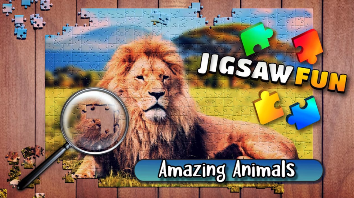 快乐拼图:迷人的动物 Jigsaw Fun Amazing Animals_0