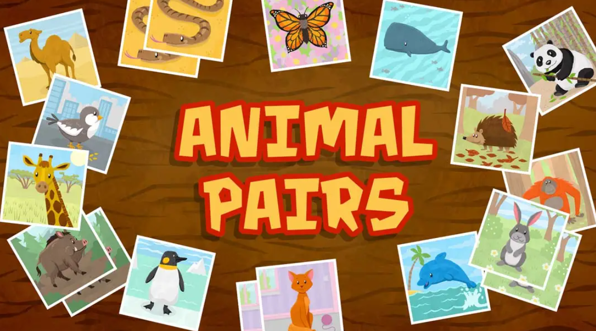 Animal Pairs - Matching N Concentration Game for Toddlers N Kids_0