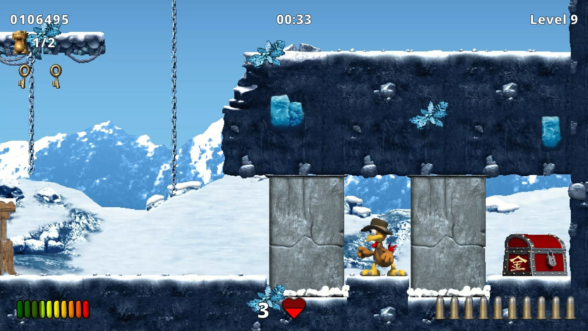 怪鸡历险记 Moorhuhn Jump and Run Traps and Treasures_1