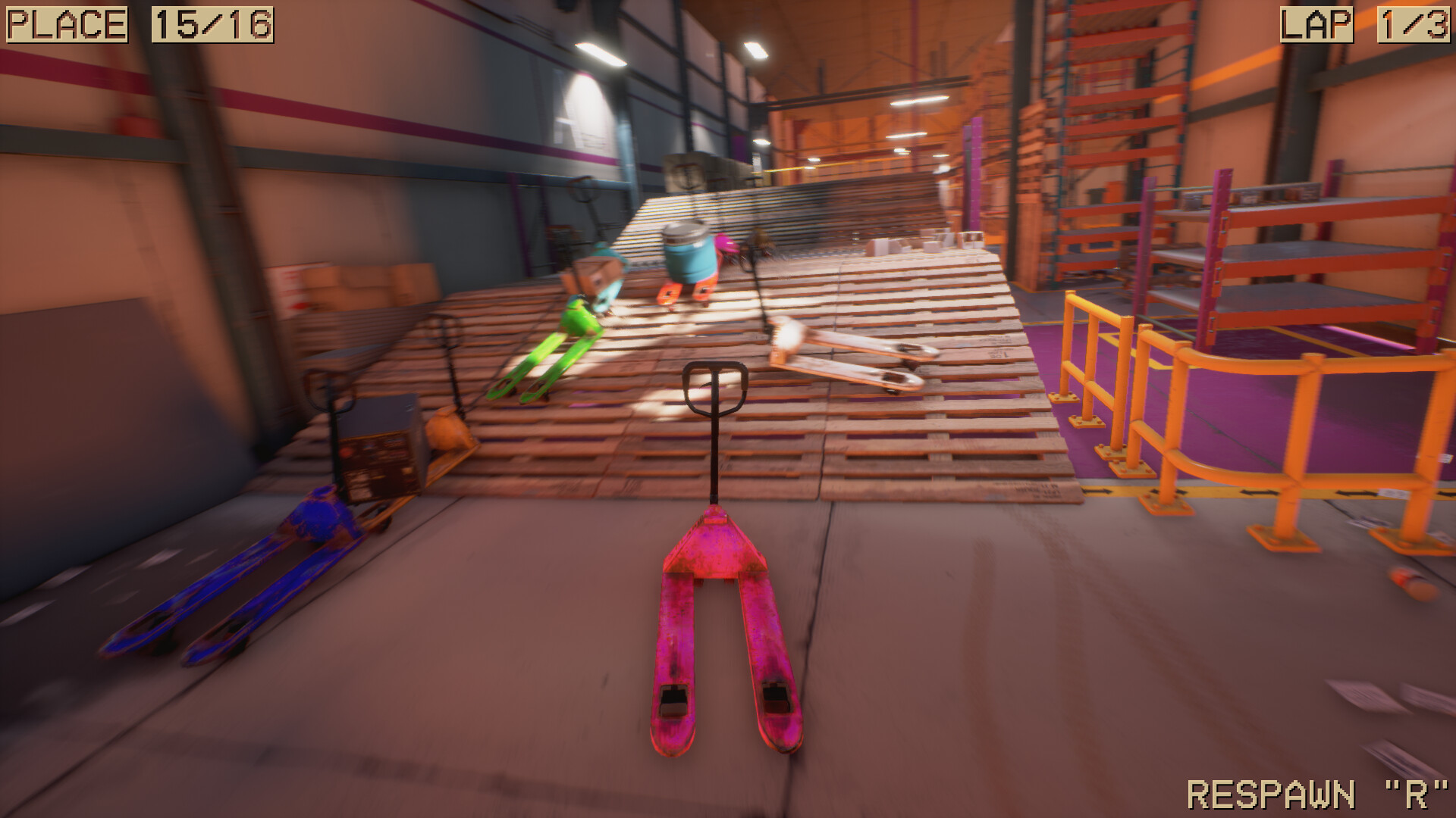 托盘搬运竞速/Pallet Jack Racing_2